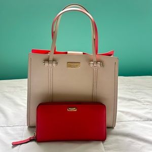 Kate spade purse and wallet